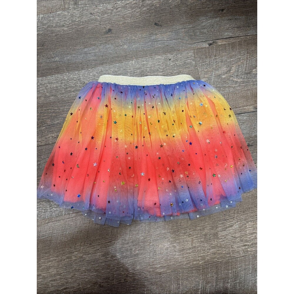 Simplicity Tutu Skirt Multicolor 4 Ballet Dance Costume Party layered Stars